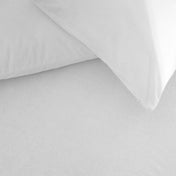 Close up of the pillow protector fabric showing the soft texture
