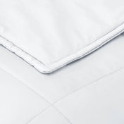 Close-up of a cotton weighted blanket