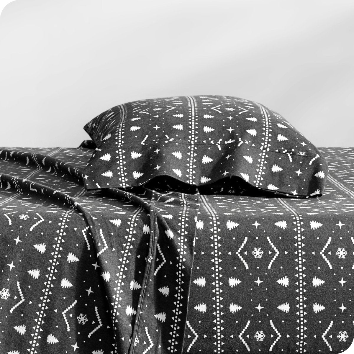 Cotton Flannel Sheet Set - Prints - Bare Home