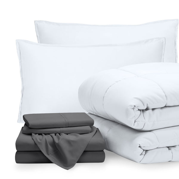Bed - in - a - Bag - Split California King - Bare Home