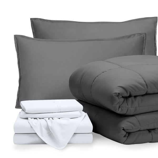 Bed - in - a - Bag - Split California King - Bare Home