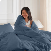 Microfiber Duvet Cover & Sham Set - Bare Home