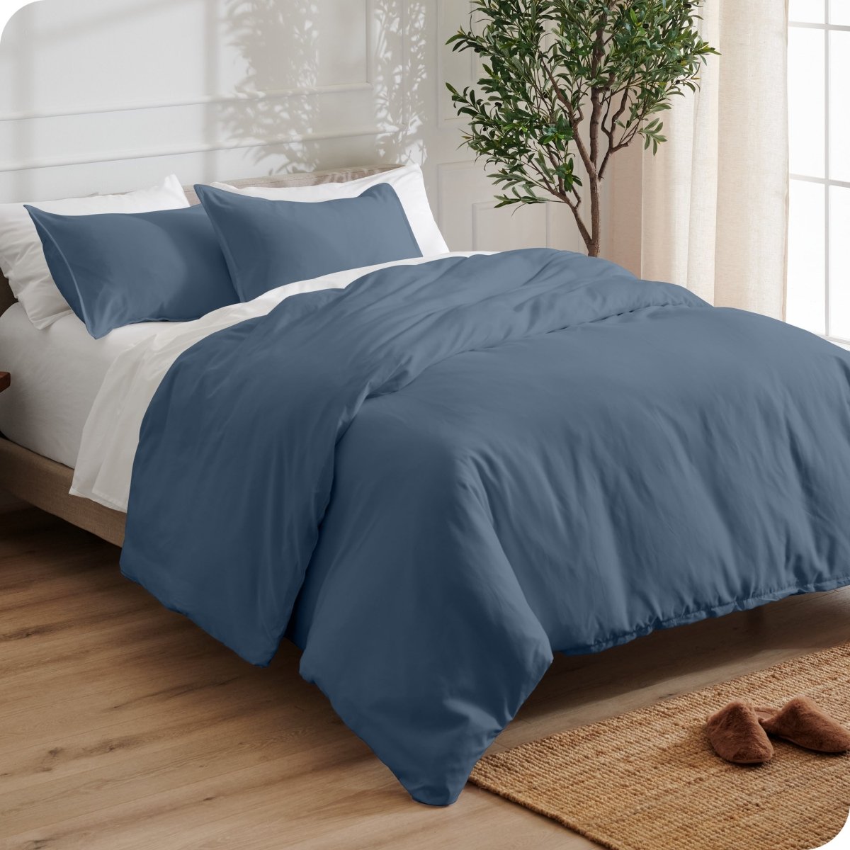 Microfiber Duvet Cover & Sham Set - Bare Home