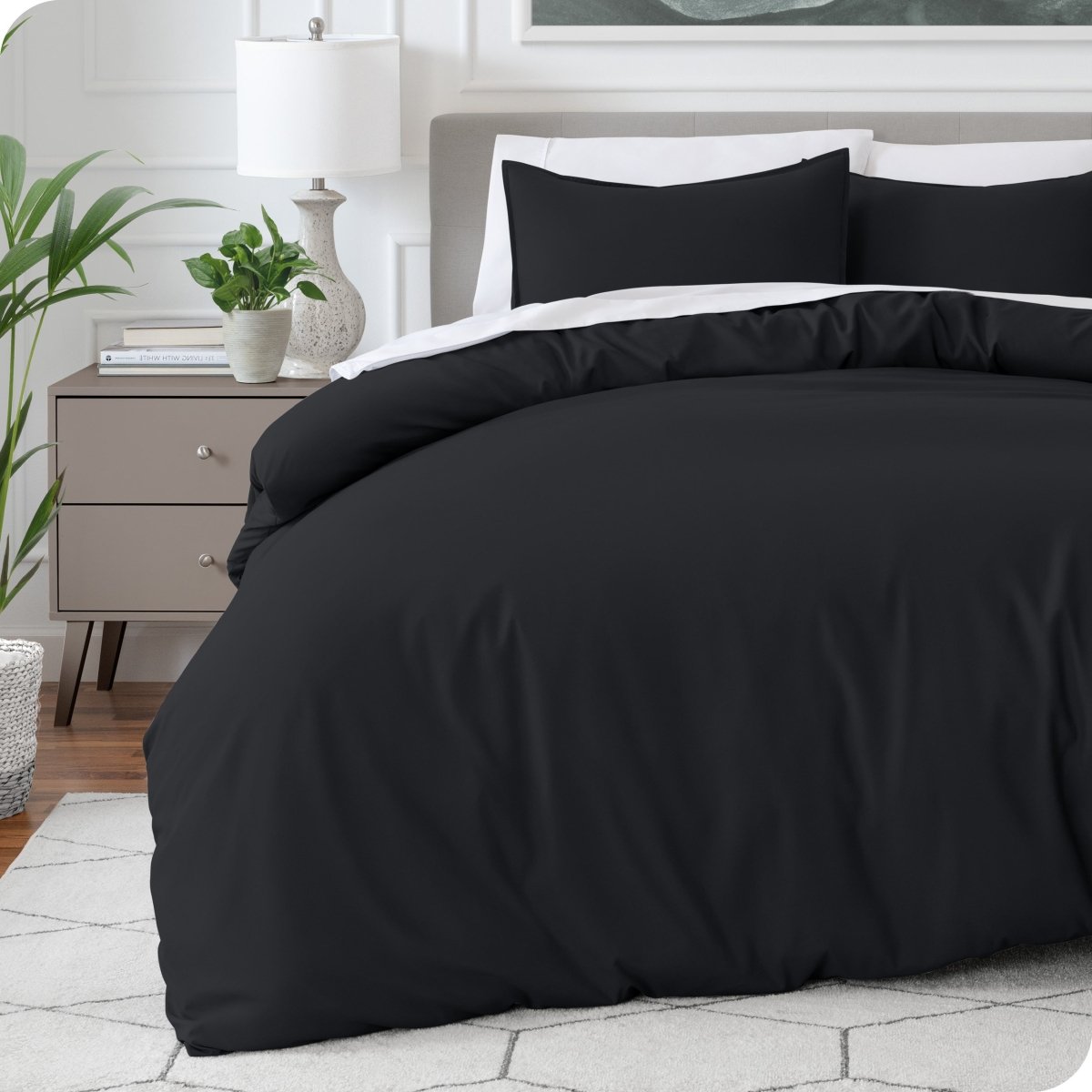 Microfiber Duvet Cover & Sham Set - Bare Home