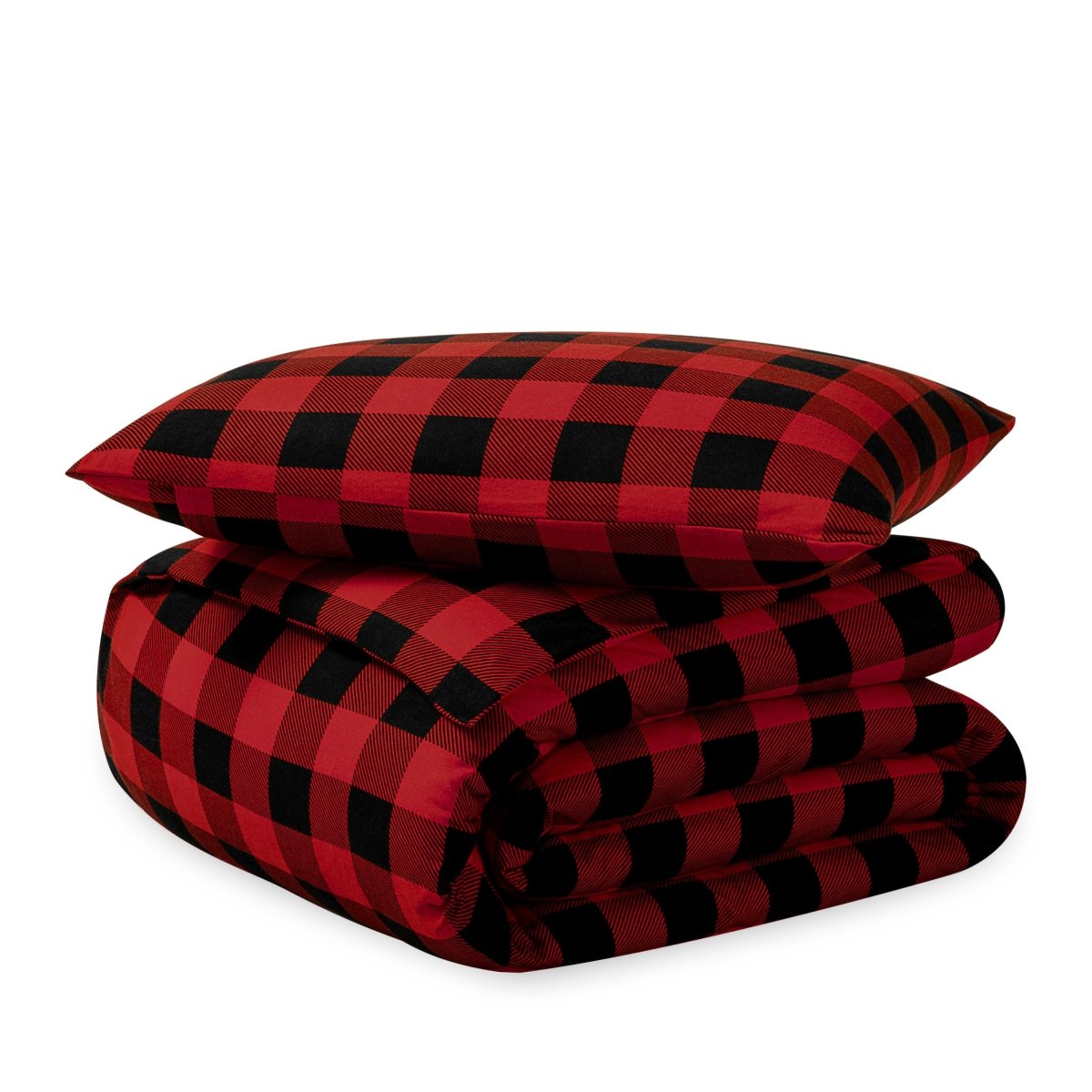 Cotton Flannel Duvet Cover & Sham Set