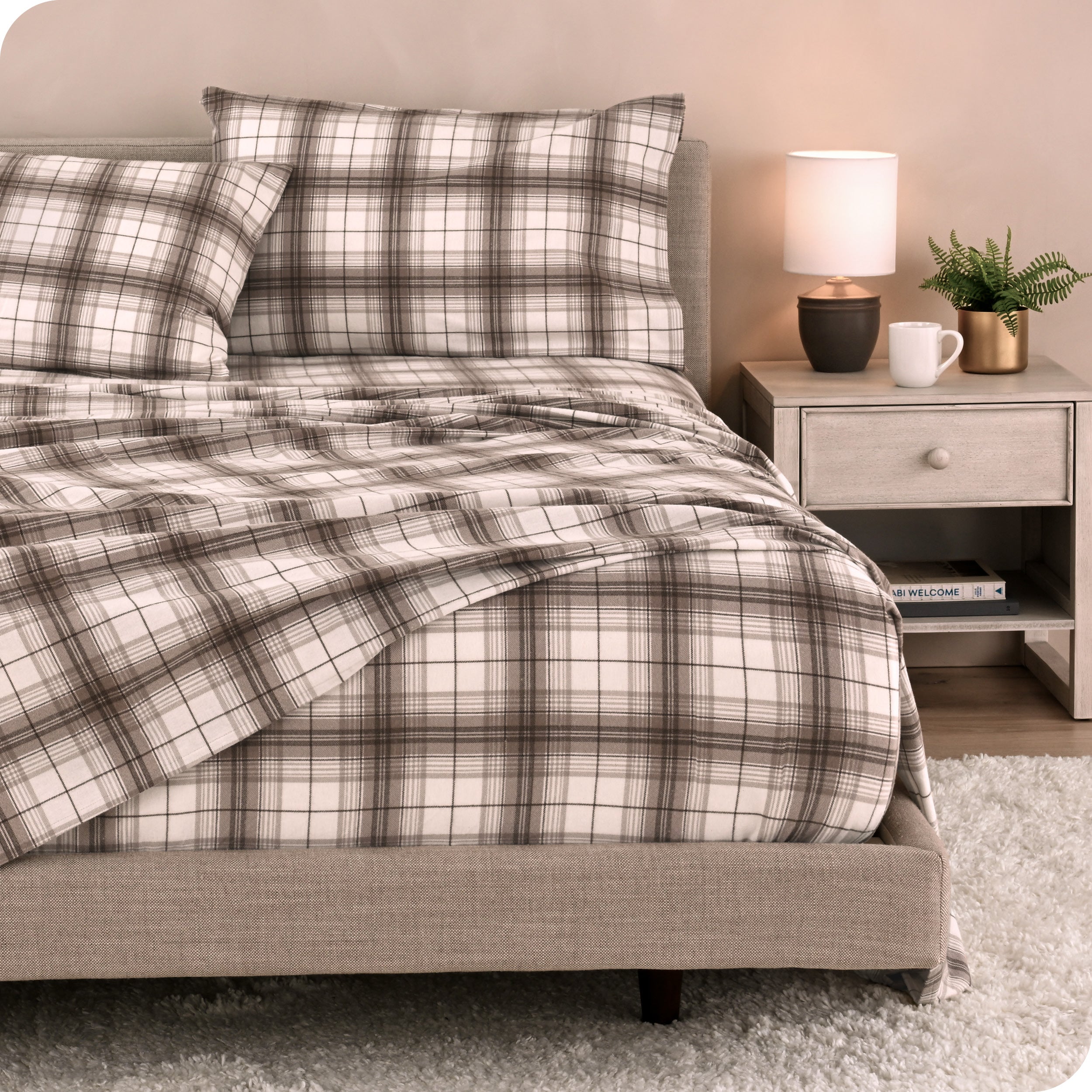 Cotton Flannel Sheet Set - Prints