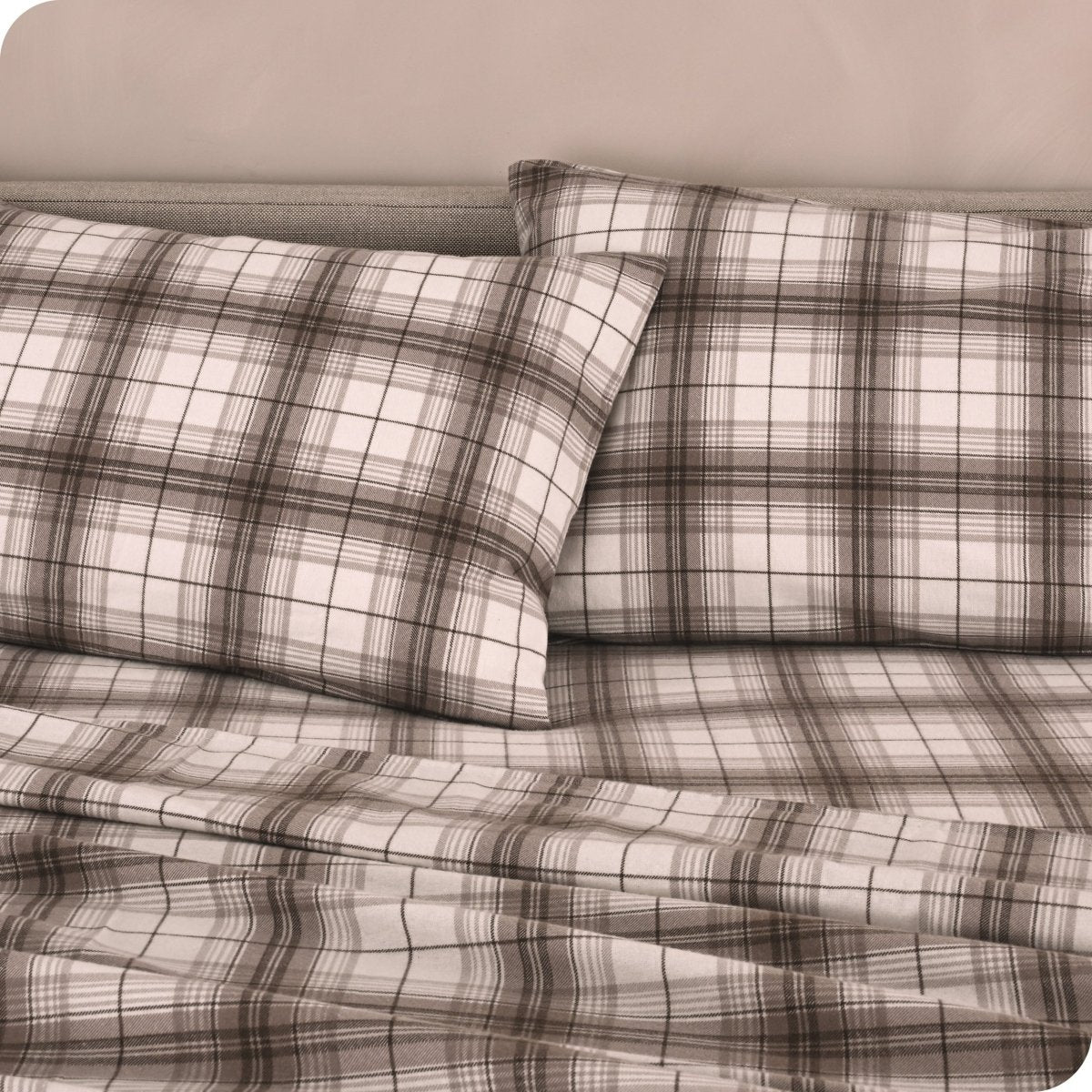 Cotton Flannel Sheet Set - Prints - Bare Home