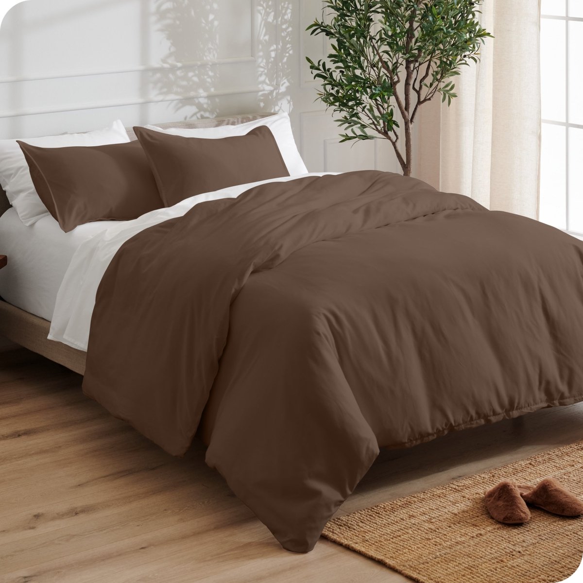 Microfiber Duvet Cover & Sham Set - Bare Home