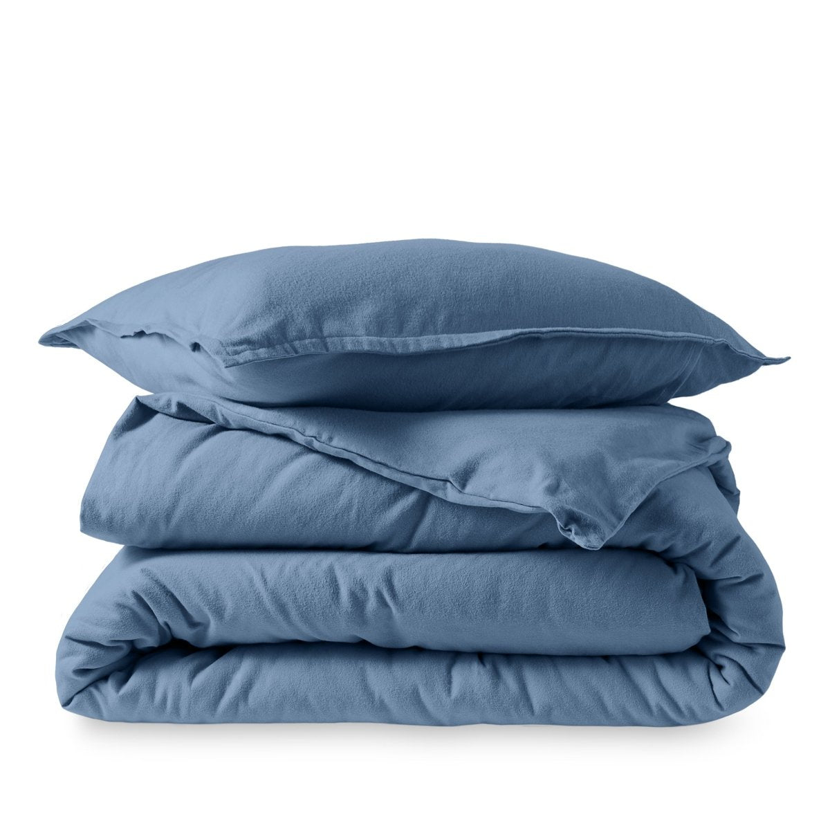 Cotton Flannel Duvet Cover & Sham Set
