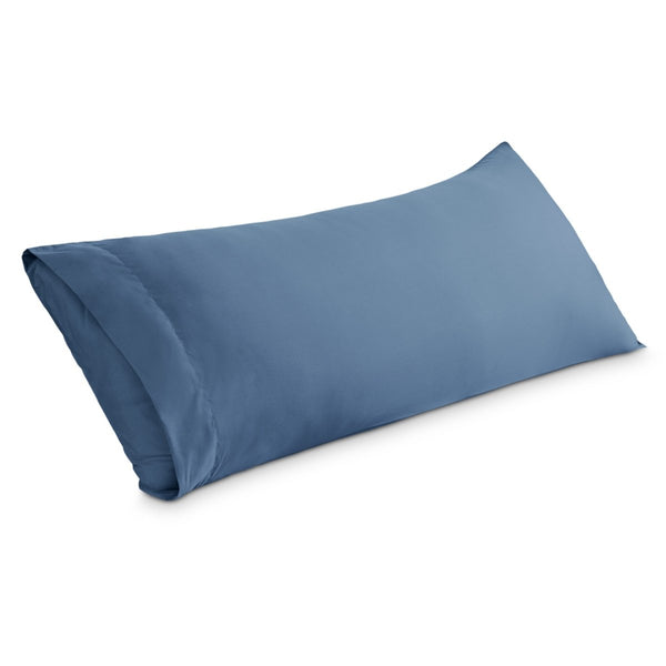 A microfiber body pillowcase on a pillow