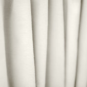 Close up image of a grey receiving blanket