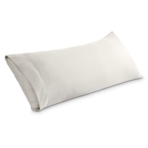 A microfiber body pillowcase on a pillow