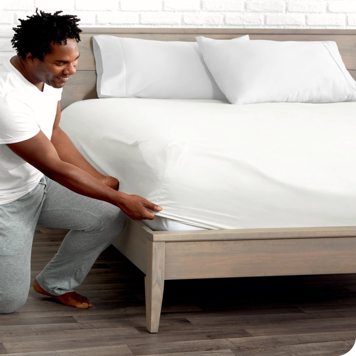 Microfiber Fitted Sheet - Bare Home