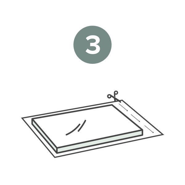 Cut Carefully Icon Step 3