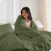 Microfiber Duvet Cover & Sham Set - Bare Home