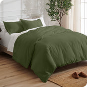 Microfiber Duvet Cover & Sham Set - Bare Home