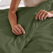 Microfiber Duvet Cover & Sham Set - Bare Home