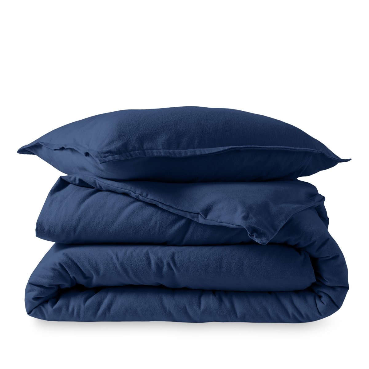 Cotton Flannel Duvet Cover & Sham Set