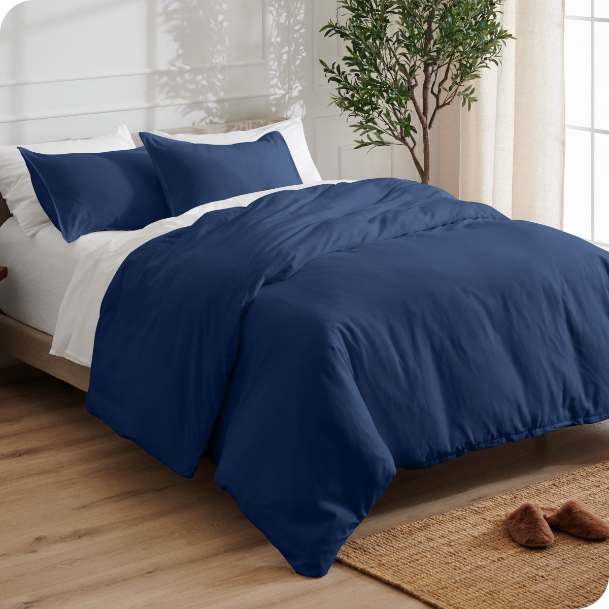 Microfiber Duvet Cover & Sham Set - Bare Home