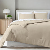 Down Alternative Track Stitch Comforter Set - Bare Home