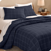 Down Alternative Track Stitch Comforter Set - Bare Home