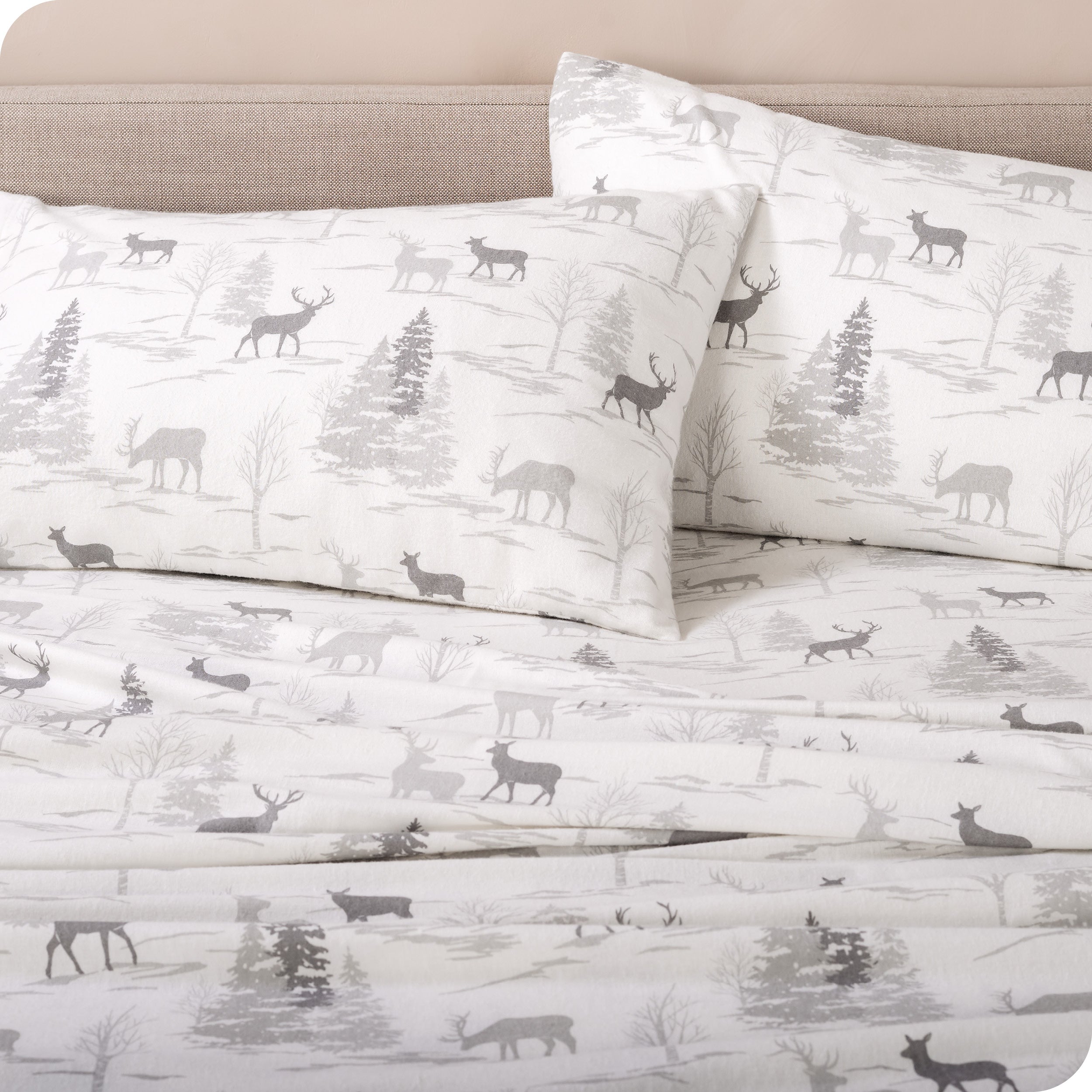 Cotton Flannel Sheet Set - Prints