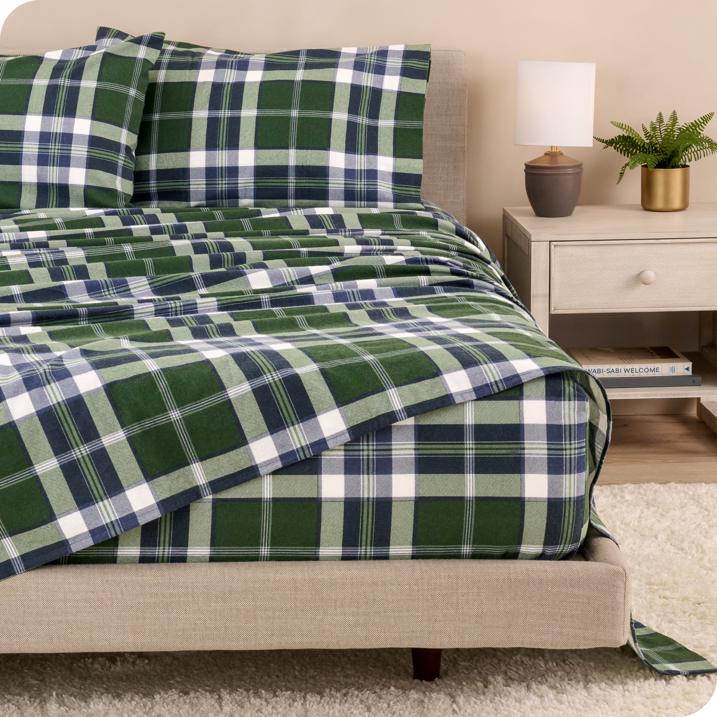 Cotton Flannel Sheet Set - Prints