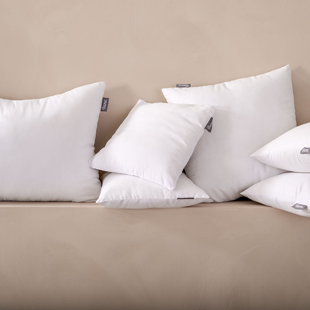 decretive pillows of various sizes 