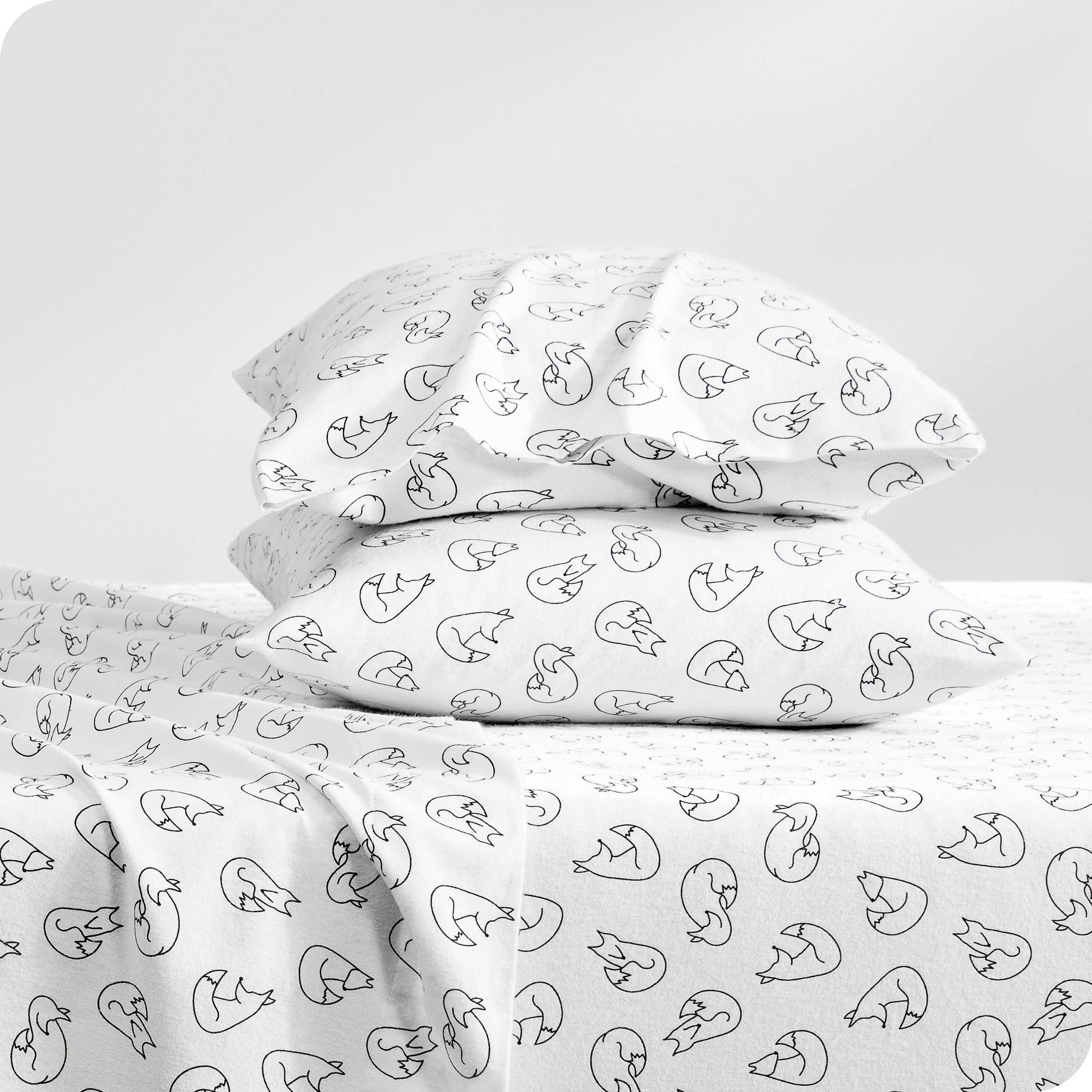 Cotton Flannel Sheet Set - Prints