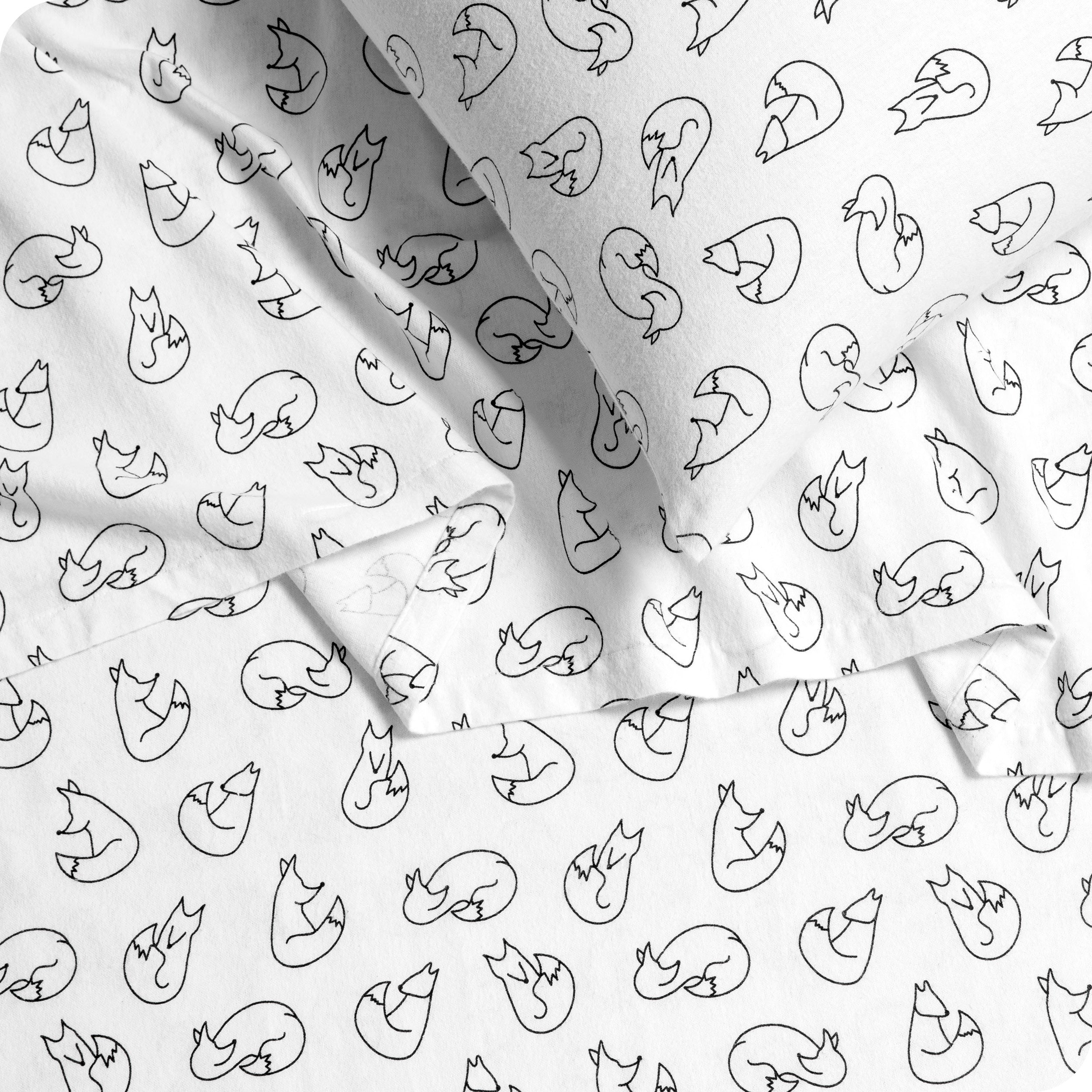 Cotton Flannel Sheet Set - Prints