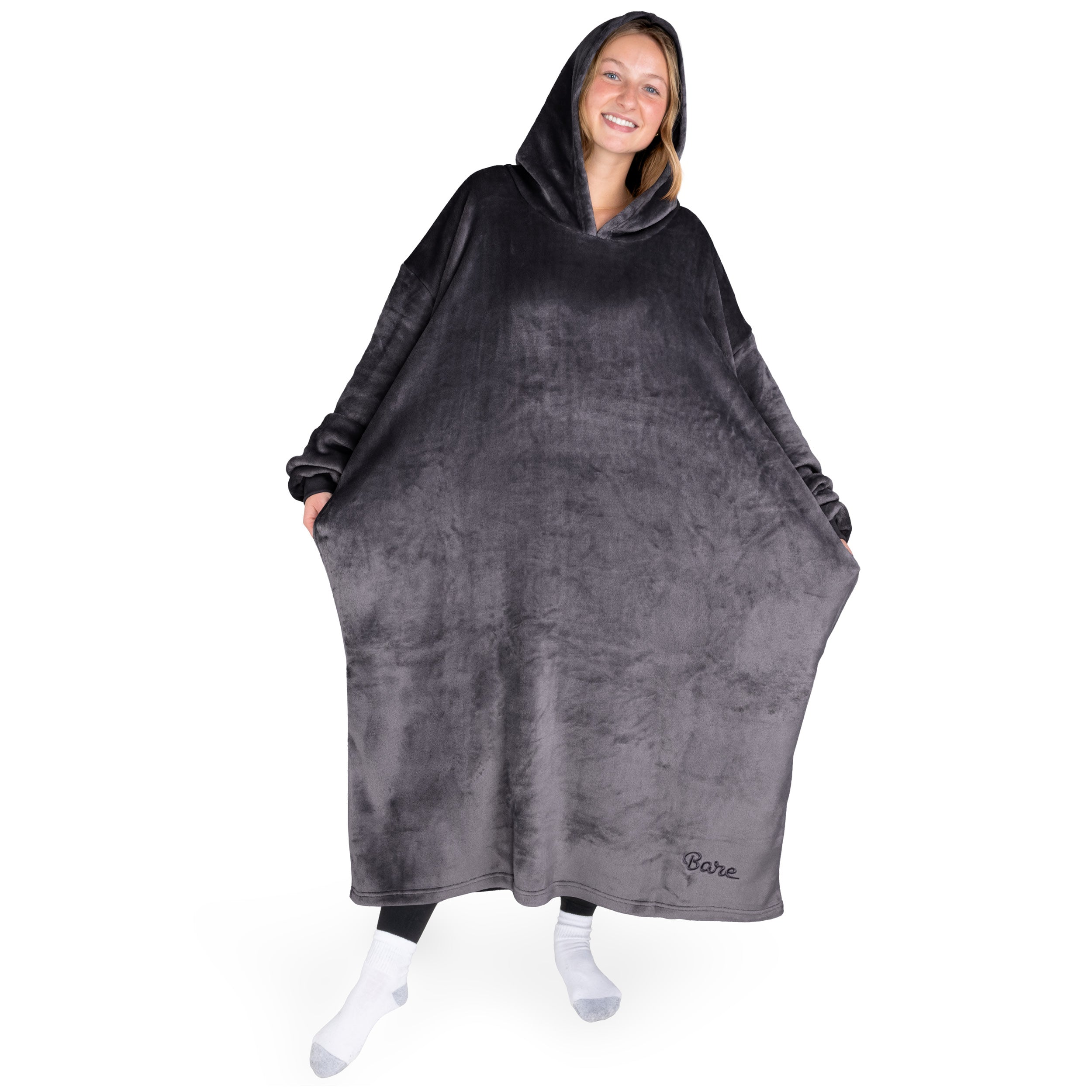 The Bare Homey™ - Microplush Wearable Blanket - Adult