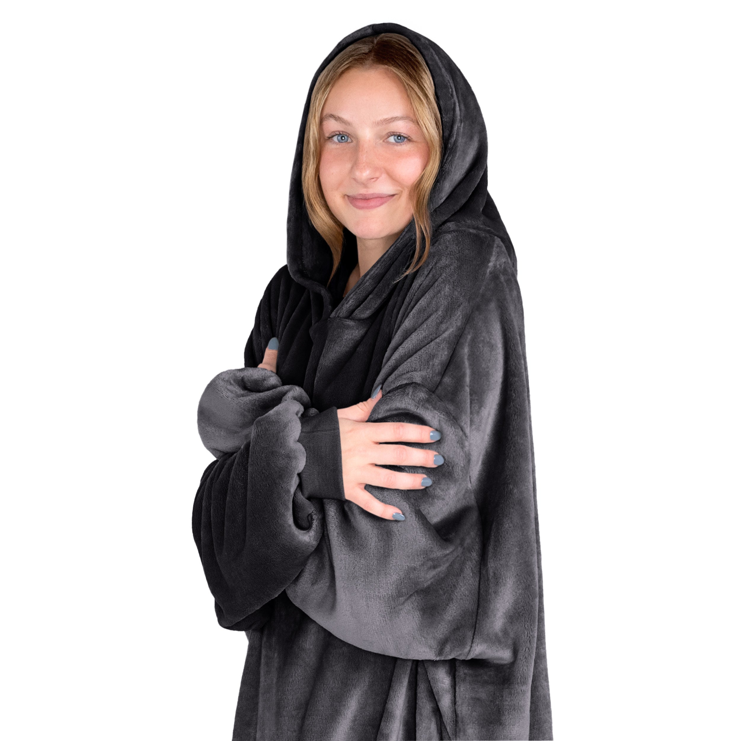 The Bare Homey™ - Microplush Wearable Blanket - Adult