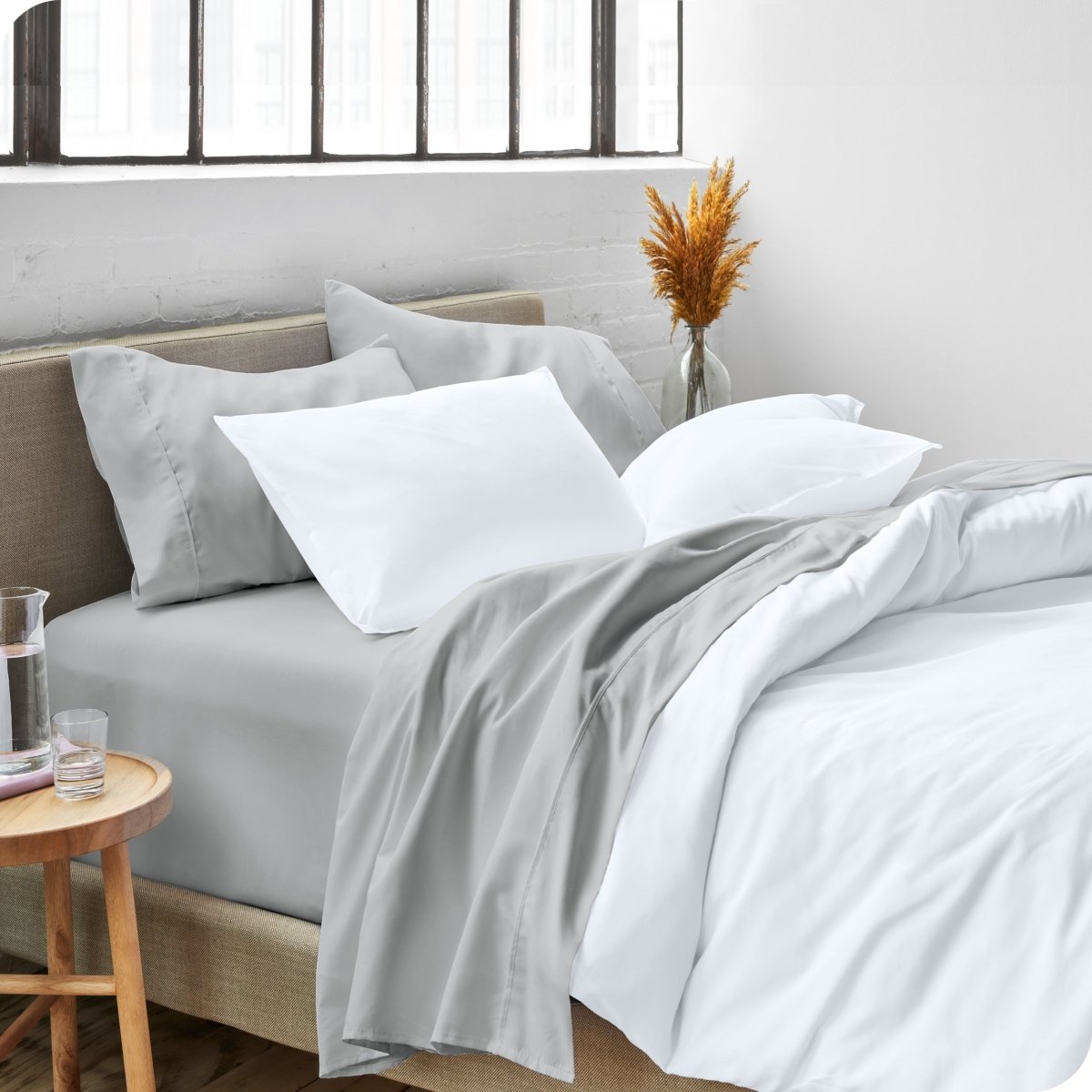 Microfiber Sheet Set - Open End Pillowcase - Bare Home