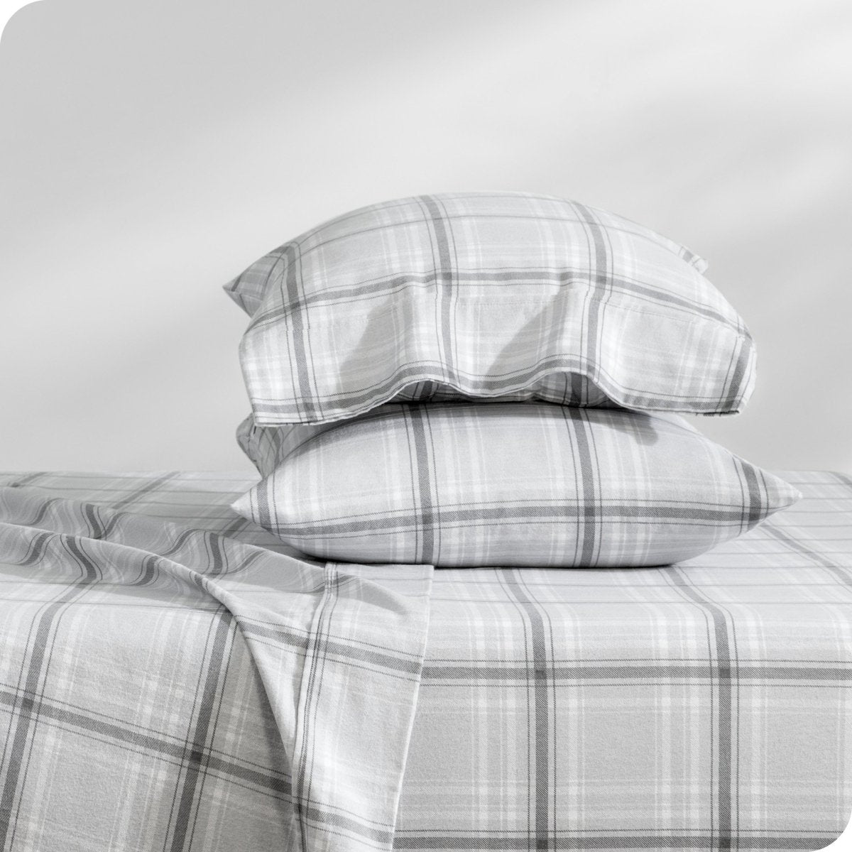 Cotton Flannel Sheet Set - Prints - Bare Home