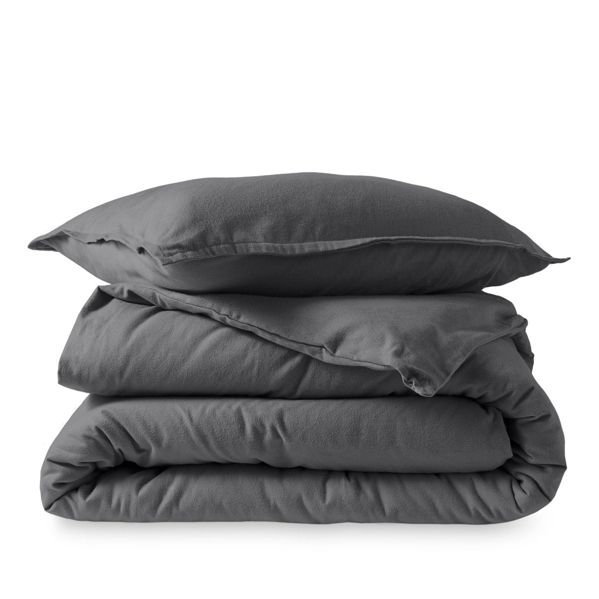Cotton Flannel Duvet Cover & Sham Set