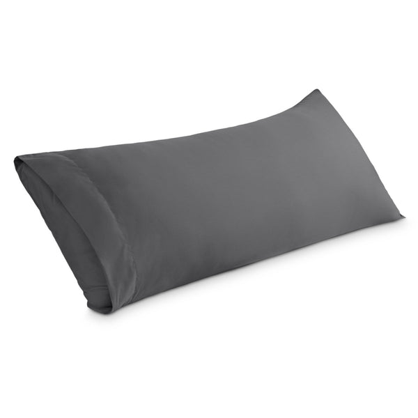 A microfiber body pillowcase on a pillow