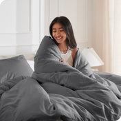 Microfiber Duvet Cover & Sham Set - Bare Home