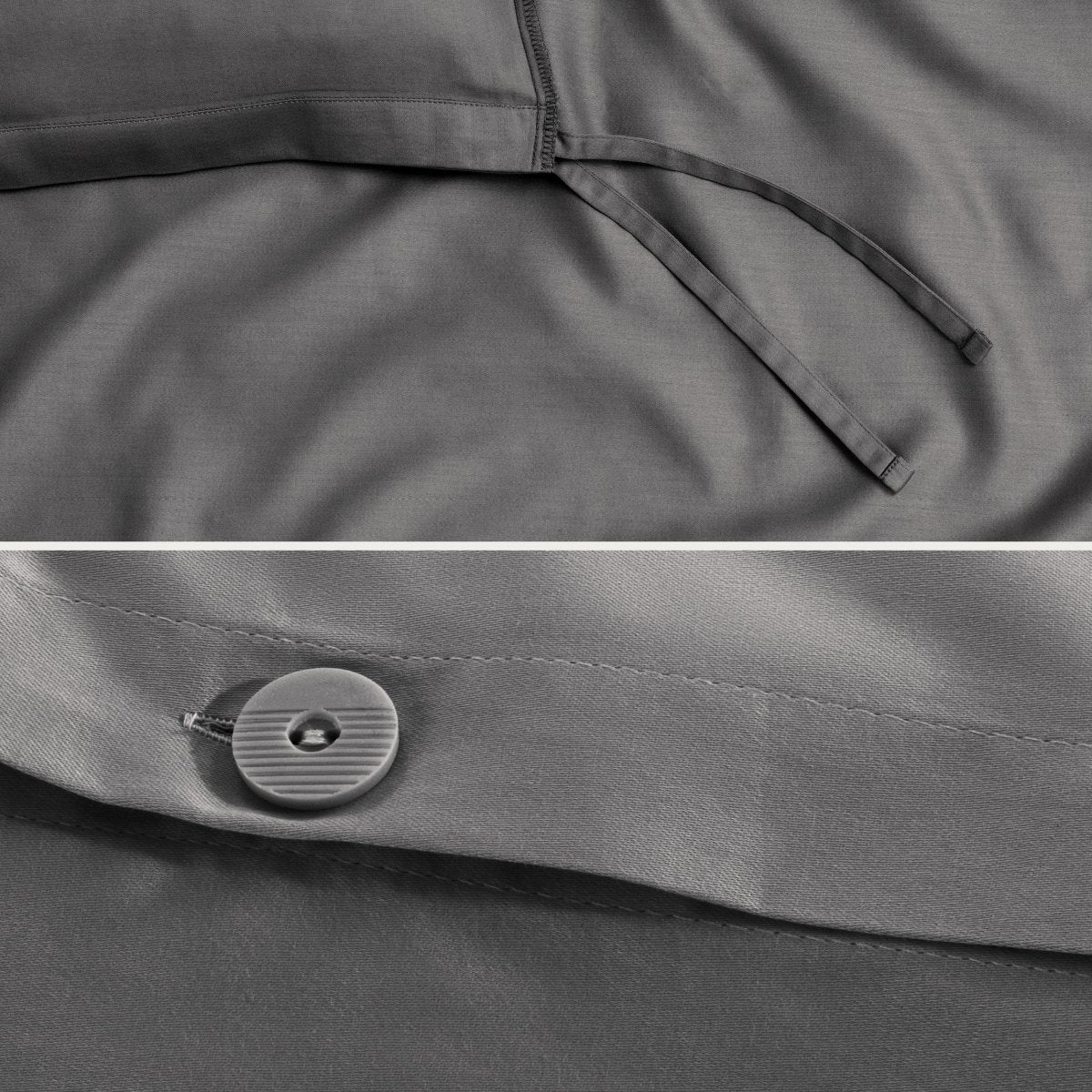 Close-up of sateen fabric with visible texture