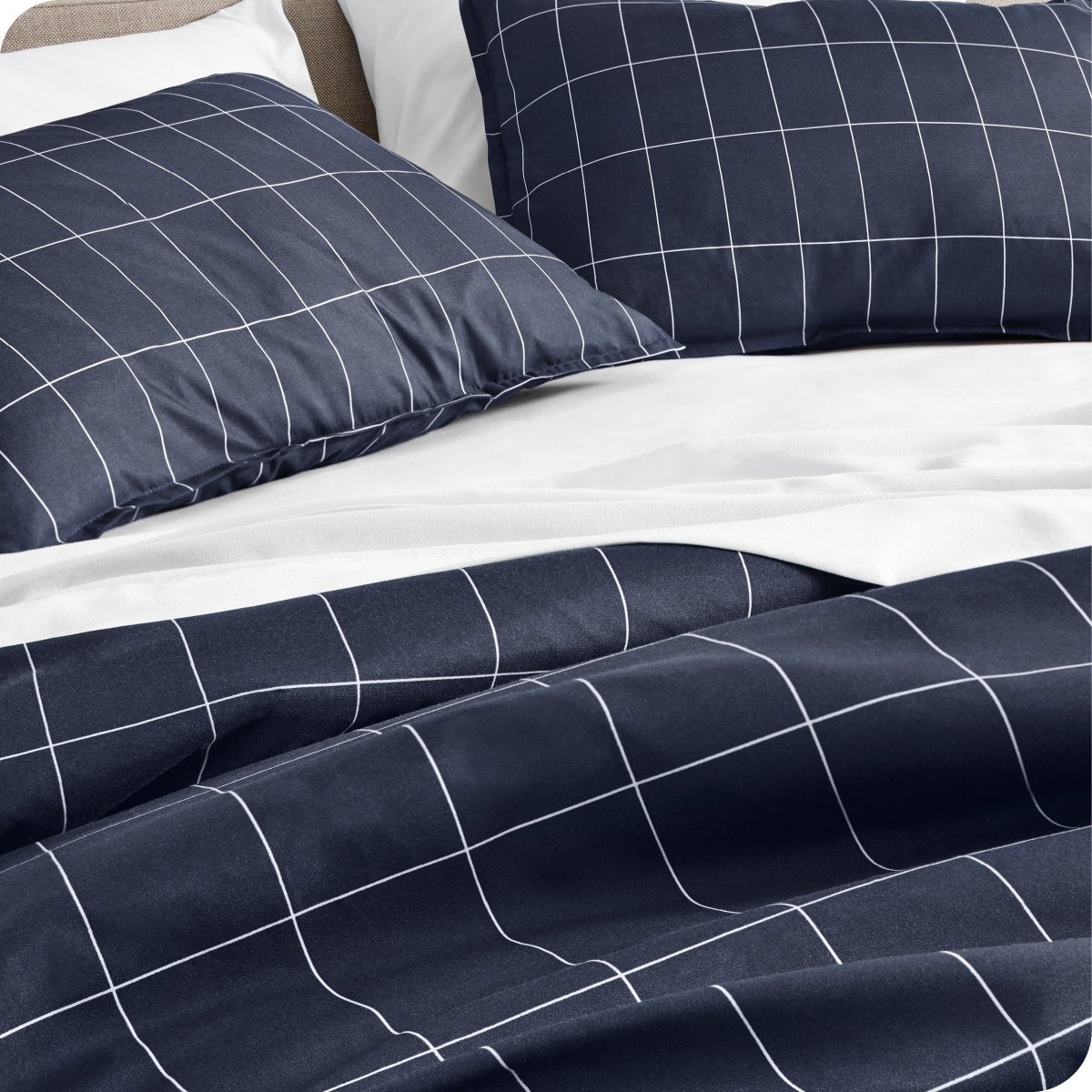 Microfiber Duvet Cover & Sham Set - Prints - Bare Home