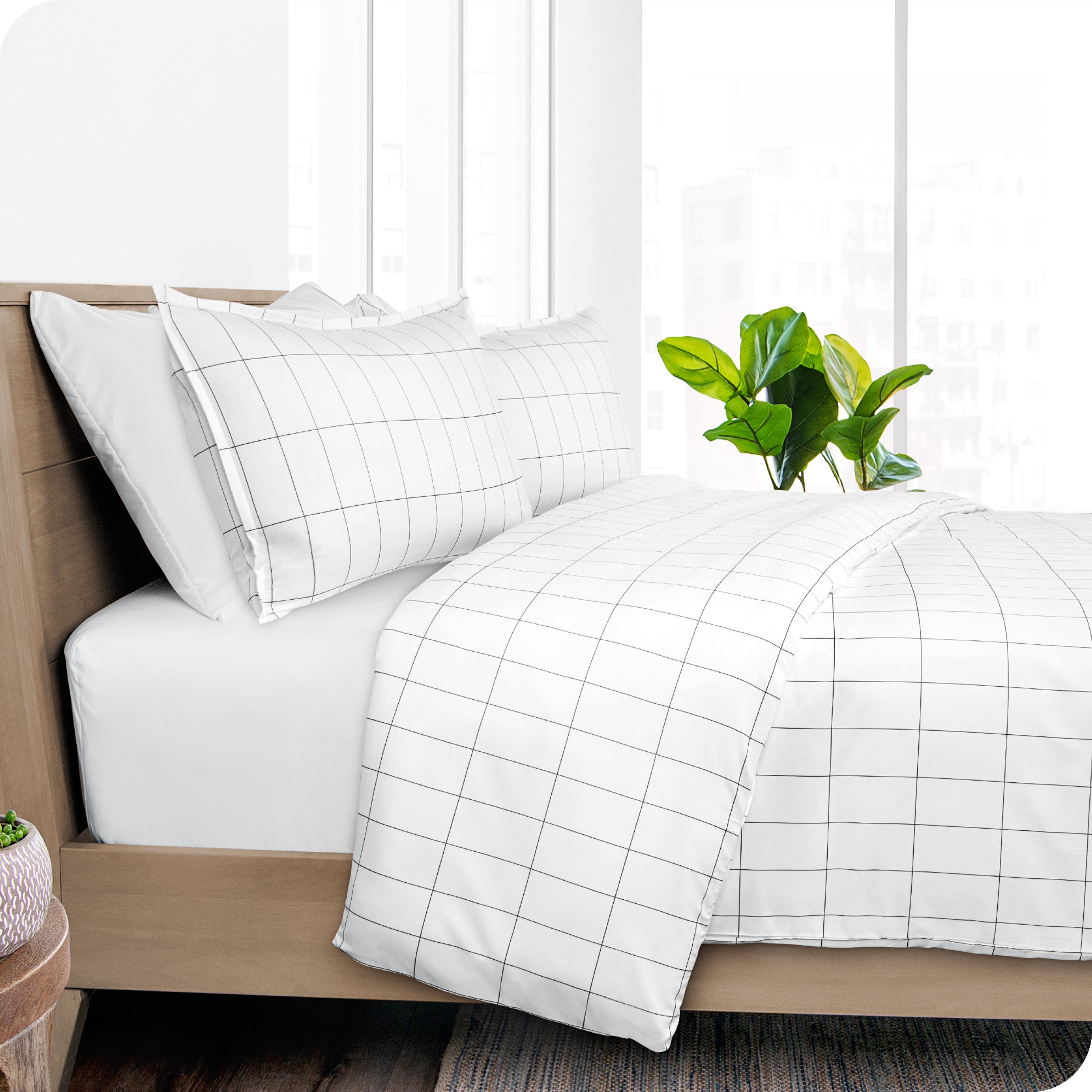 Microfiber Duvet Cover & Sham Set - Prints