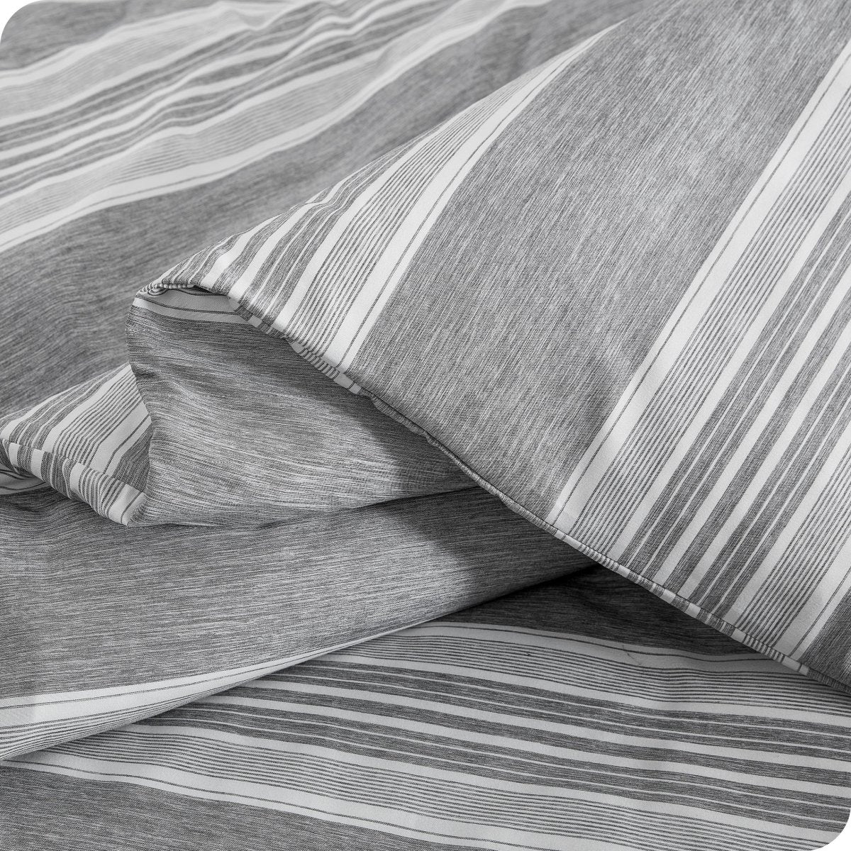 Microfiber Duvet Cover & Sham Set - Heather - Bare Home