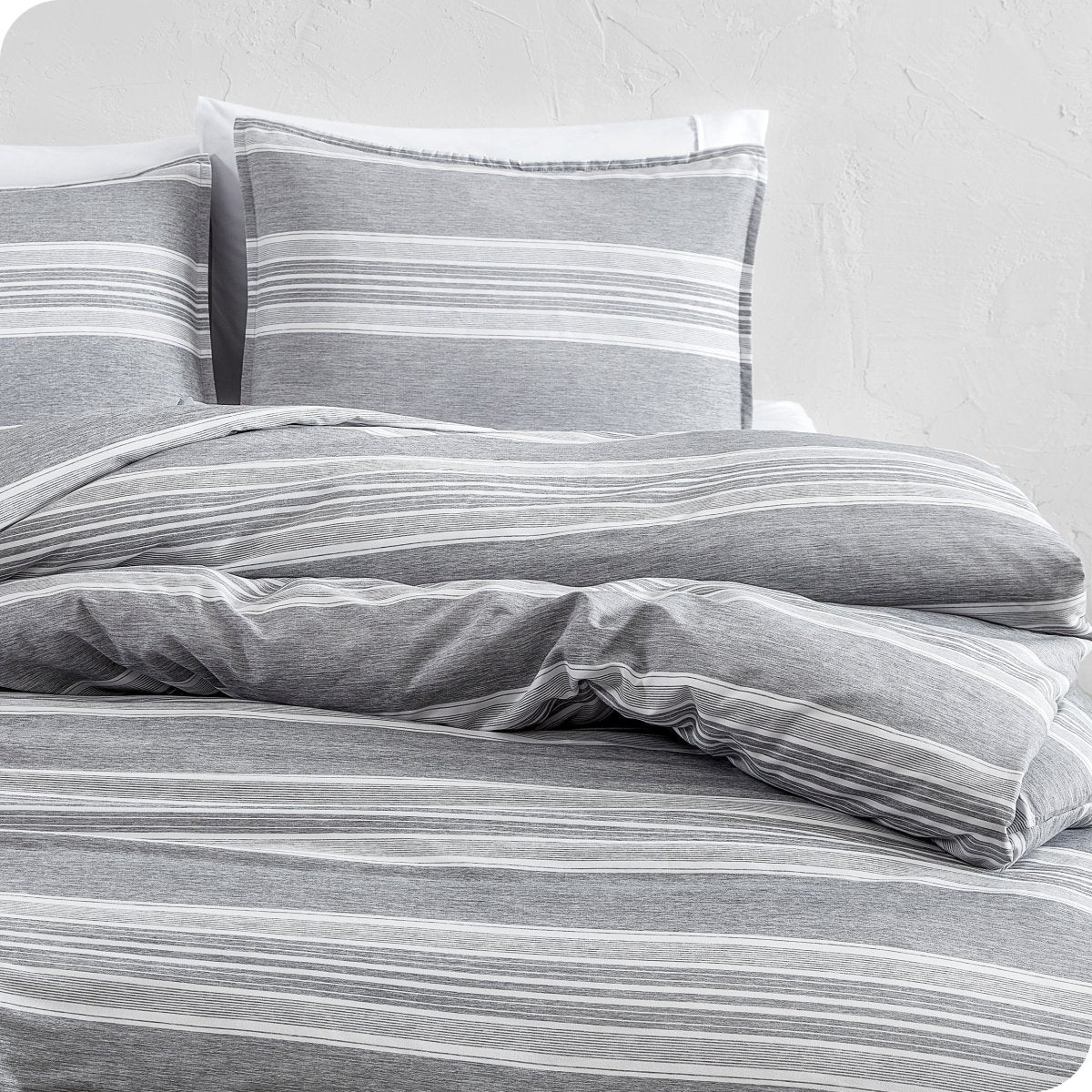 Microfiber Duvet Cover & Sham Set - Heather - Bare Home