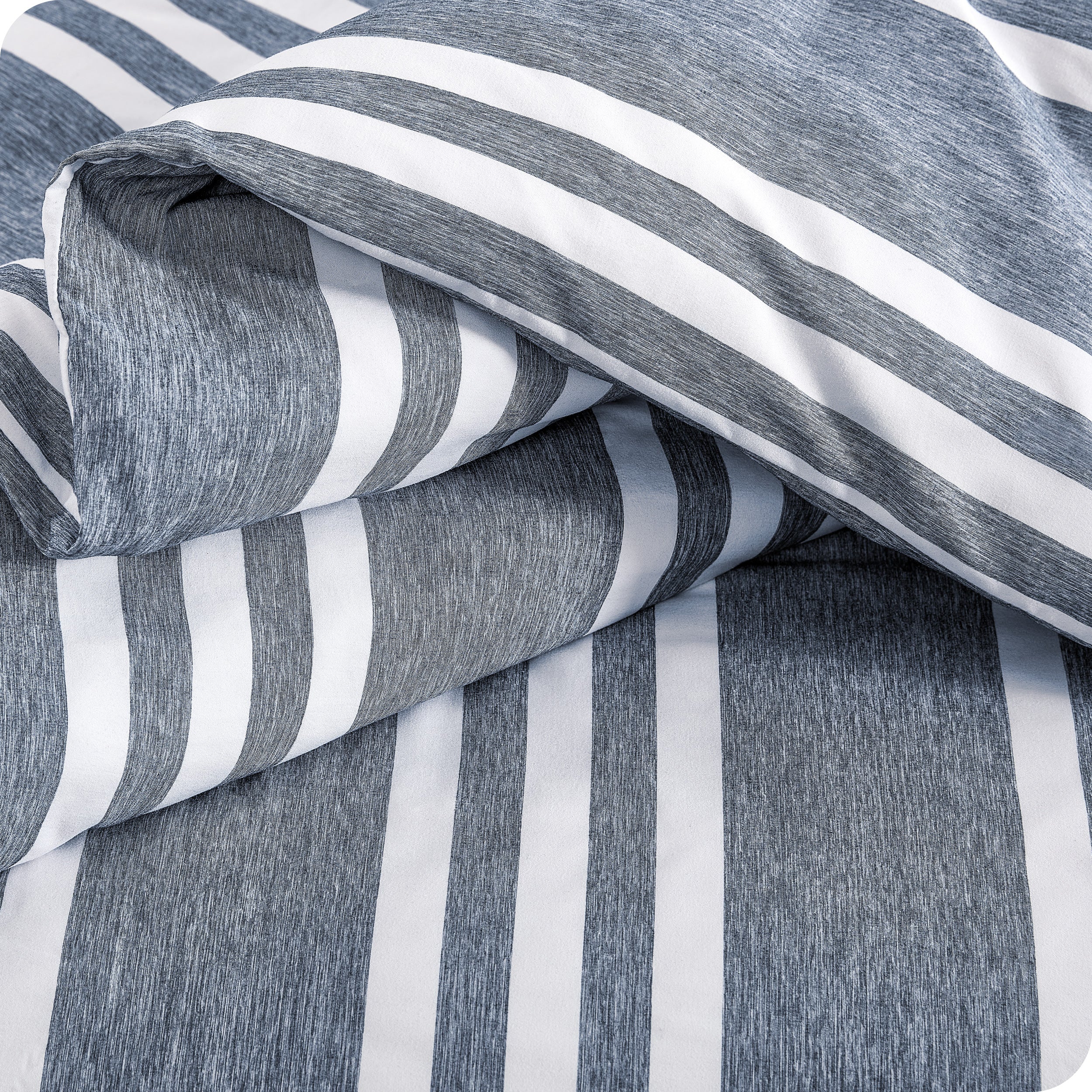 Microfiber Duvet Cover & Sham Set - Heather