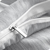 Microfiber Duvet Cover & Sham Set - Heather