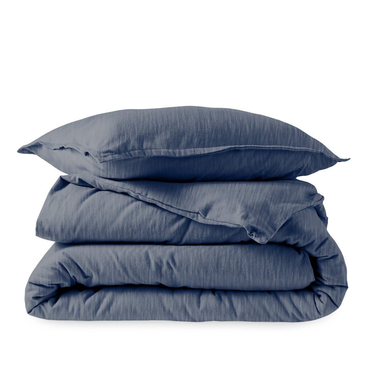 Cotton Flannel Duvet Cover & Sham Set