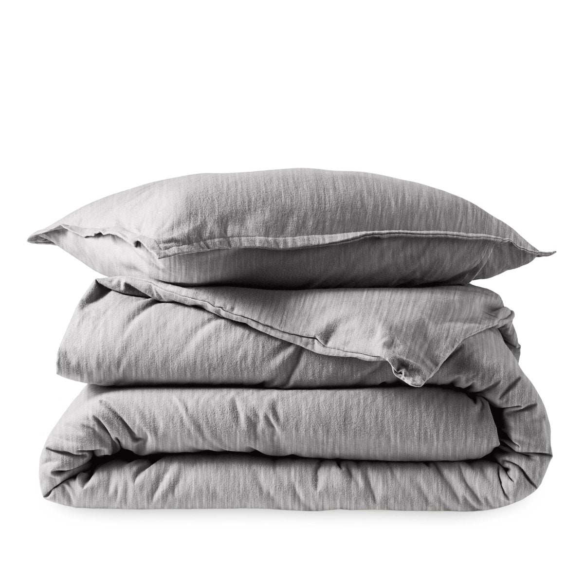Cotton Flannel Duvet Cover & Sham Set
