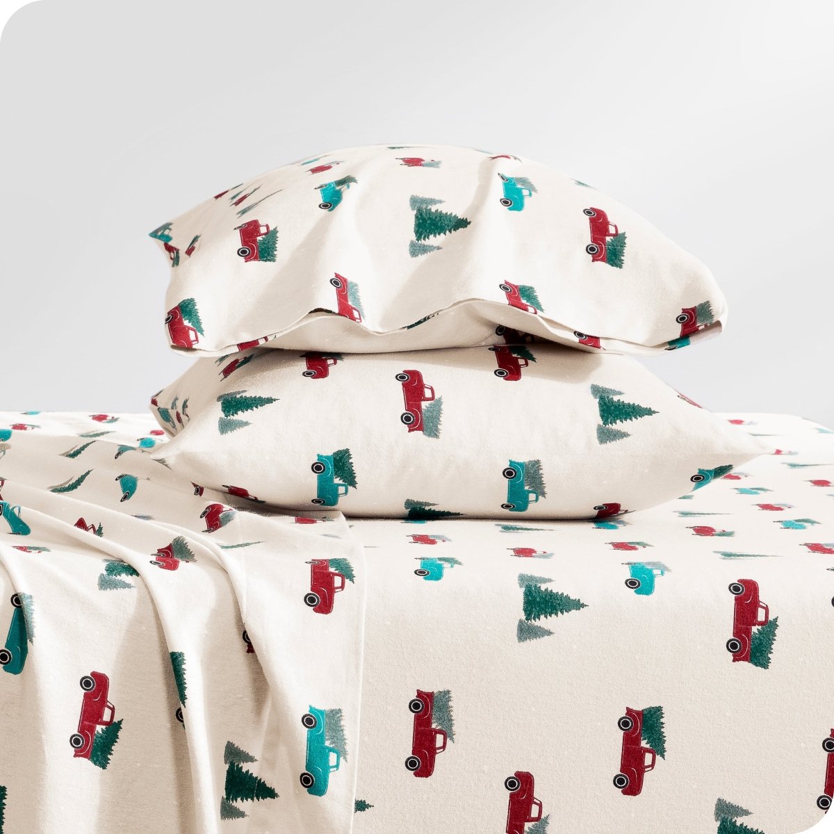 Cotton Flannel Sheet Set - Prints - Bare Home