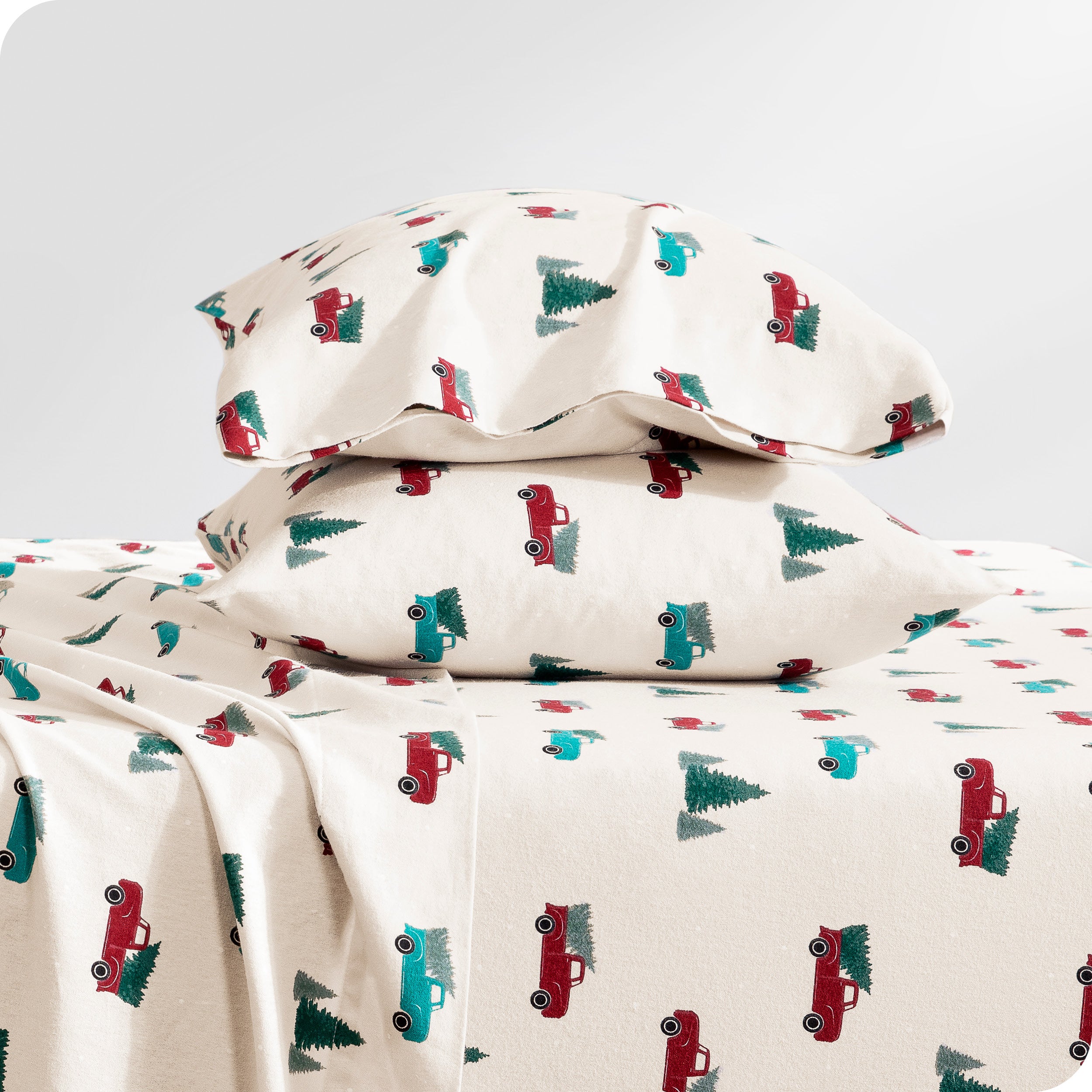 Cotton Flannel Sheet Set - Prints