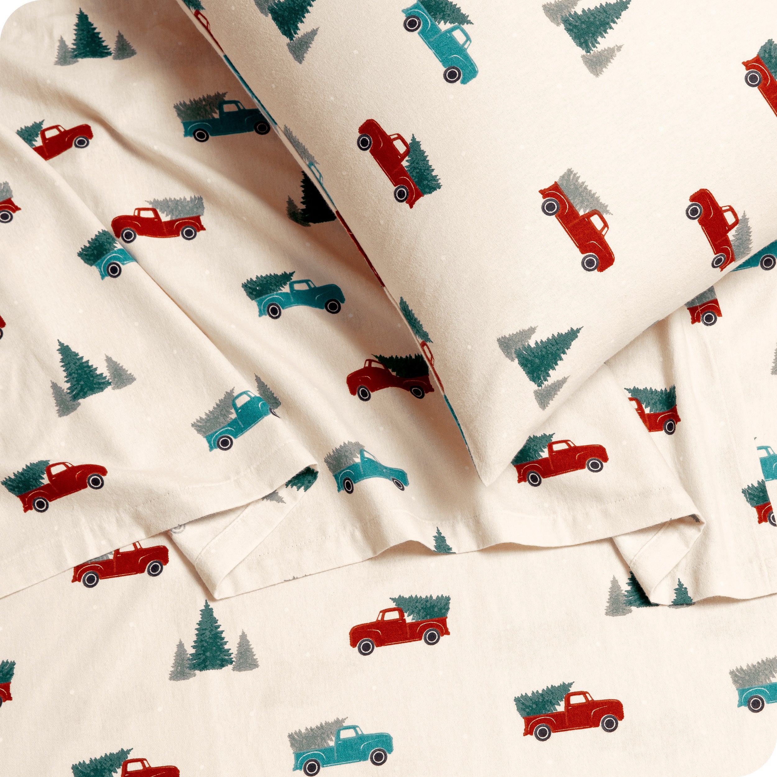 Cotton Flannel Sheet Set - Prints