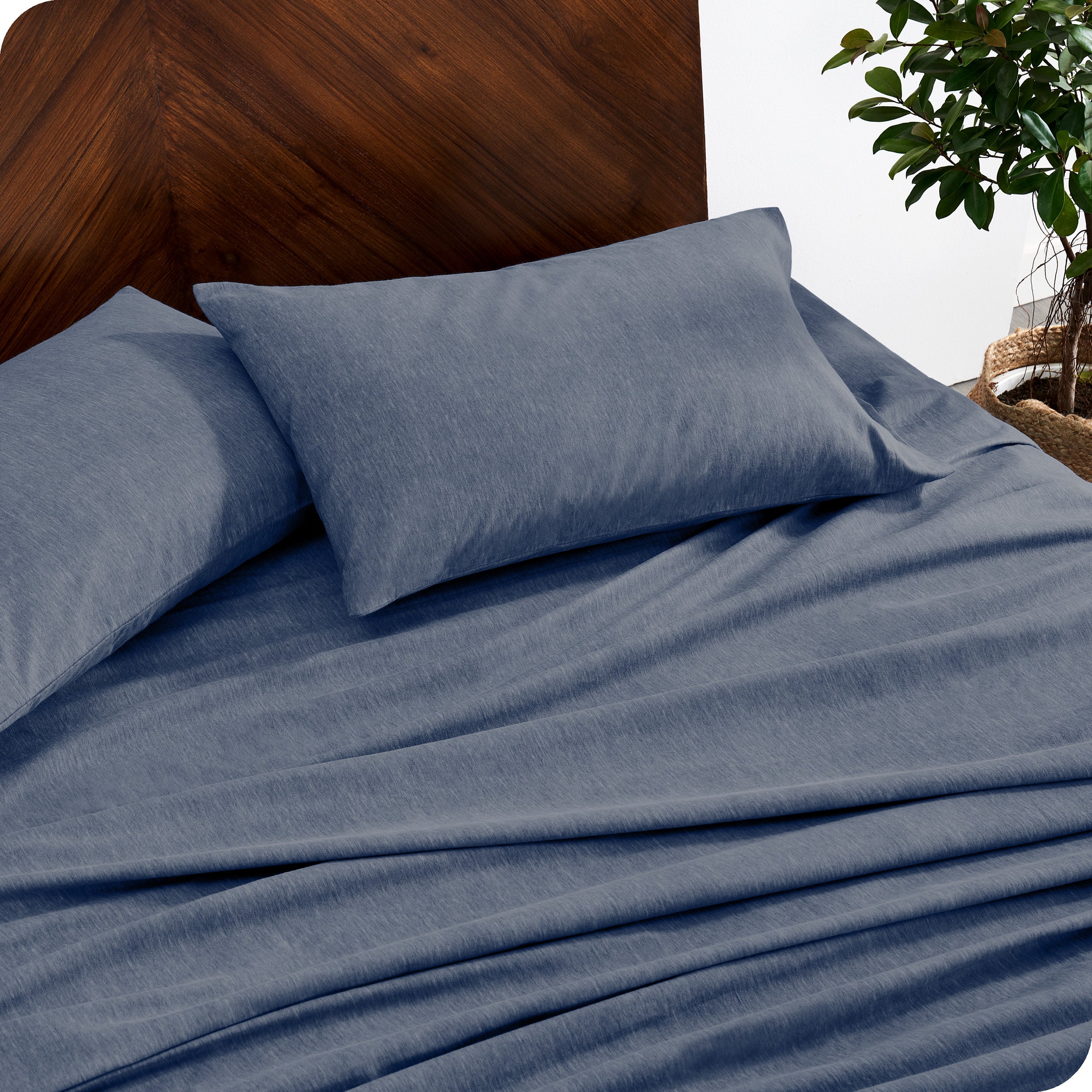 Cotton Flannel Sheet Set - Heather